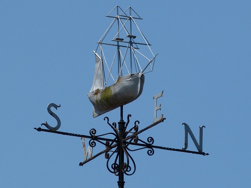 Wetaher vane in England